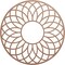 Ekena Millwork Cannes Wood Fretwork Pierced Ceiling Medallion, Wood (Paint Grade), 24"OD x 8 1/4"ID x 3/8"T CMWP24X24X0375CNMF - alternate 1
